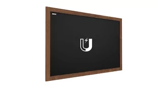 Allboards Tablica kredowa MAGNETYCZNA czarna 100x80 cm rama drewniana lakierowana MTB108 - Tablice i flipcharty - miniaturka - grafika 1
