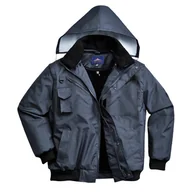 Odzież robocza - Kurtka Bomber 3w1 PORTWEST [F465] Granatowy XL - miniaturka - grafika 1
