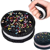 Zabawki sensoryczne - Gniotek Squishy sensoryczny Ciasteczko z Posypką - miniaturka - grafika 1