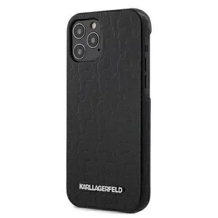 Karl Lagerfeld KLHCP12LPUKBK iPhone 12 6,7" Pro Max czarny/black hardcase Kameo - Etui i futerały do telefonów - miniaturka - grafika 1