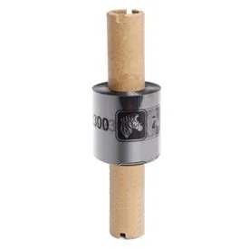 Taśma termotransferowa Zebra 33mm x 74m 0,5"/110mm woskowa (02300GS03307) black - Taśmy do drukarek barwiące - miniaturka - grafika 1