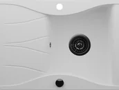 Zlewozmywaki - KERNAU KGS O 4565 1B1D PURE WHITE (biały) - miniaturka - grafika 1