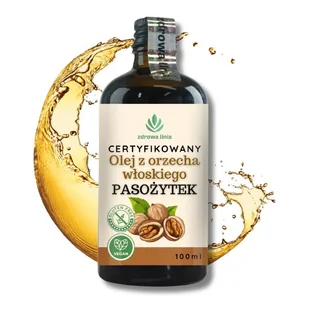 Certyfikowany olej z orzecha włoskiego "Pasożytek" 100 ml - Zdrowa żywność - miniaturka - grafika 1