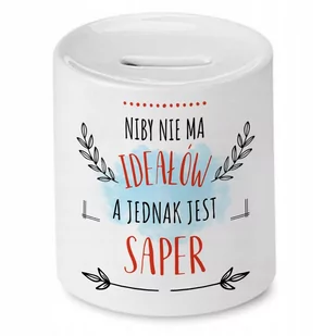 Skarbonka Dla Sapera na Urodziny na Prezent z Nadrukiem ze Zdjęciem - Skarbonki Skarbonka Dla Sapera na Urodziny na Prezent z Nadrukiem ze Zdjęciem - Skarbonki - miniaturka - grafika 1