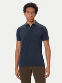 Koszulki męskie - G-Star Raw Polo Dunda D11595-D756 Niebieski Slim Fit - miniaturka - grafika 1