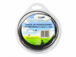 GEKO Żyłka do podkaszarki karbowana 2,4mmx15m(80) - Akcesoria do kos i kosiarek - miniaturka - grafika 1