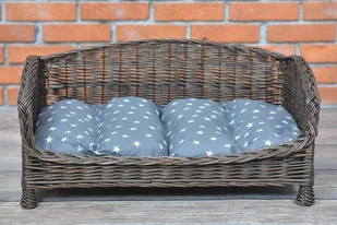 Alfie Prostokątne LUKSUSOWE WIKLINOWE LEGOWISKO DLA PSA KANAPA DLA ZWIERZĄT 74x52 H15/39 cm - Legowiska dla psów Alfie Prostokątne LUKSUSOWE WIKLINOWE LEGOWISKO DLA PSA KANAPA DLA ZWIERZĄT 74x52 H15/39 cm - Legowiska dla psów - miniaturka - grafika 1