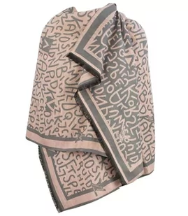 Szal szalik elegancka chusta pashmina LITERKI - Apaszki i szaliki damskie - miniaturka - grafika 1