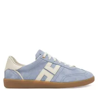 Sneakersy damskie - Sneakersy Elisabetta Franchi SA-51G-51E2-V400 Niebieski - miniaturka - grafika 1