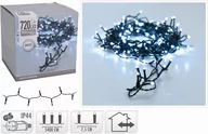 Oświetlenie świąteczne - KMTP Lampki choinkowe KMTP Lampki 720LED łańcuch świetlny 51m zimne białe kabel zielony IP44 K-AX8400070 - miniaturka - grafika 1