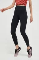 Legginsy - Under Armour legginsy treningowe Meridian kolor czarny gładkie - miniaturka - grafika 1
