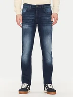 Spodnie męskie - Blend Jeansy 20712391 Granatowy Slim Fit - miniaturka - grafika 1