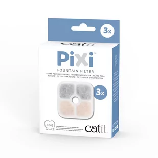 Catit - filtry do poidła Pixi Fountain ilość 3 szt. - Miski dla kotów - miniaturka - grafika 1