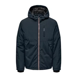 ONLY & SONS Onsjayden kurtka z kapturem OTW Vd Parka męska, granatowy, XXL - Kurtki męskie - miniaturka - grafika 1
