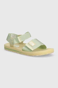 The North Face sandały SKEENA SANDAL damskie kolor zielony NF0A46BFOPK1 - Sandały damskie - miniaturka - grafika 1