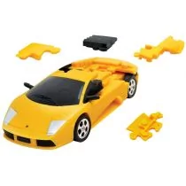 Puzzle puzzle 3D Cars-Auta - Lamborghini Murcielago żółty