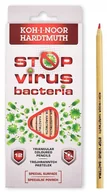 Kredki, ołówki, pastele i pisaki - Koh I Noor Kredki Stop Virus Bacteria 12 kolorów 399779 - miniaturka - grafika 1
