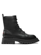 Botki damskie - DKNY Trapery Farren K2438890 Czarny - miniaturka - grafika 1