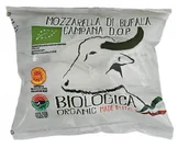 Sery - Mozzarella di bufala (z mleka bawolego) kulka bio 250 g (125 g) biologica - miniaturka - grafika 1