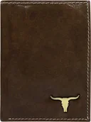 Portfele - Wild WILD BUFFALO skórzany porfel męski na RM-04-BAW - miniaturka - grafika 1