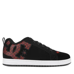Sneakersy DC COURT GRAFFIK 300529-BW5 Czarny - Sneakersy męskie - miniaturka - grafika 1