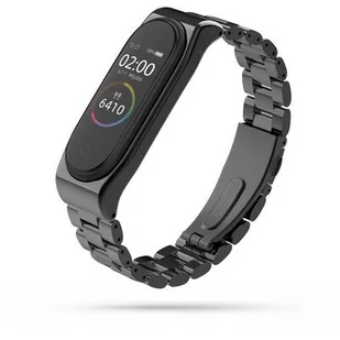 Tech-Protect STAINLESS XIAOMI MI BAND 3/4 BLACK 5906735413861 - Akcesoria do smartwatchy - miniaturka - grafika 1