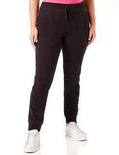 Spodnie damskie - Champion Legacy American Classics W-PRO-Jersey Regular Rib Cuff damskie spodnie dresowe, Czarny, XL - grafika 1