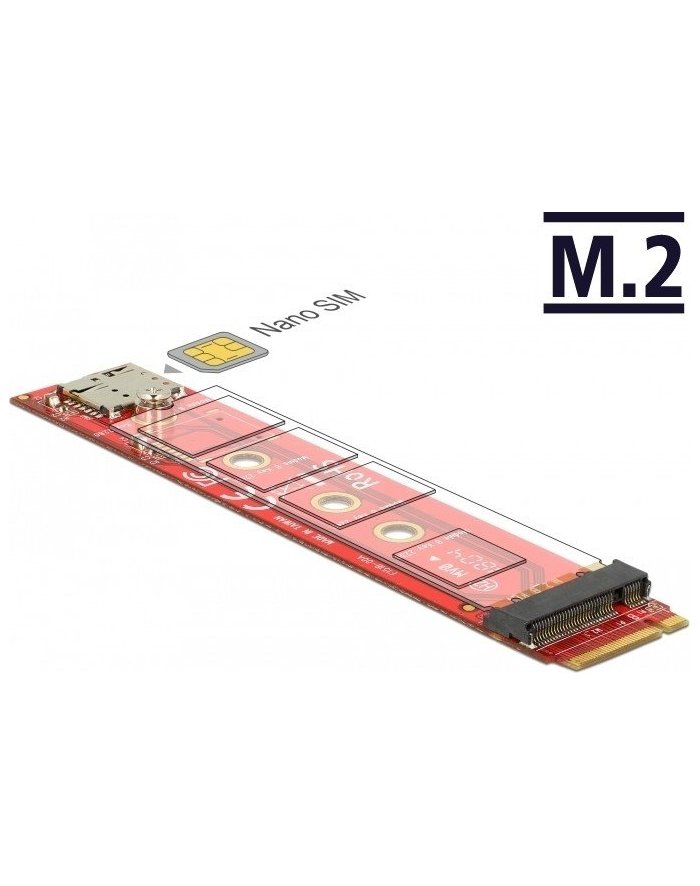 DeLOCK Key M St>Key M Slot+Nano SIM 65921