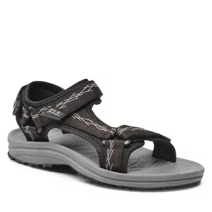Jack Wolfskin Sandały Wave Breaker W 4050291 Black/Grey - Sandały damskie - miniaturka - grafika 1