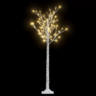 vidaXL vidaXL Wierzba z oświetleniem, 140 ciepłych białych LED, 1,5 m - Choinki - miniaturka - grafika 1