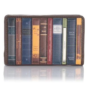 Brązowy portfelik damski Literatura Yoshi Y1089 - Portfele - miniaturka - grafika 1