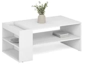 Ławy i stoliki kawowe - Biała nowoczesna ława kawowa E8-F51 - miniaturka - grafika 1
