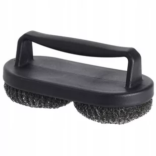 Vaggan Szczotka DRUCIANA podwójna do czyszczenia grilla rusztu skrobak 710307 - Akcesoria do grilla - miniaturka - grafika 1