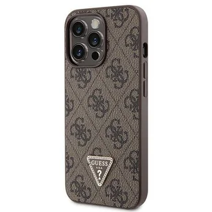Etui Guess GUHCP13LP4TDSCPW na iPhone 13 Pro / 13 - brązowe Crossbody 4G Metal Logo - Etui i futerały do telefonów - miniaturka - grafika 2