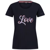 Koszulki sportowe damskie - Koszulka damska Regatta Filandra VIII Rozmiar: M / Kolor: niebieski/jasnoniebieski - miniaturka - grafika 1