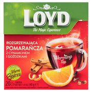 Herbata - Loyd - Herbata rozgrzewająca pomarańcza z cynamonem i goździkami - miniaturka - grafika 1