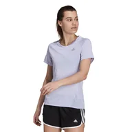 Koszulki sportowe damskie - Koszulka damska adidas  Runner Tee Violet Tone M - miniaturka - grafika 1