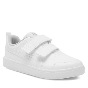 Sneakersy Puma Courtflex v2 V PS* 371543 04 Biały - Buty dla chłopców - miniaturka - grafika 1