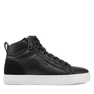 Sneakersy męskie - Sneakersy Calvin Klein Jeans Classic Cupsole Zip Mid In YM0YM01156 Czarny - miniaturka - grafika 1