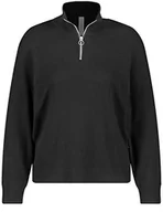 Swetry damskie - GERRY WEBER Edition Damski sweter 770506-44707, czarny, 38 (DE) - miniaturka - grafika 1