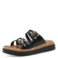 Kapcie damskie - Tamaris Damskie kapcie 1-27523-44, czarny, 42 EU - miniaturka - grafika 1