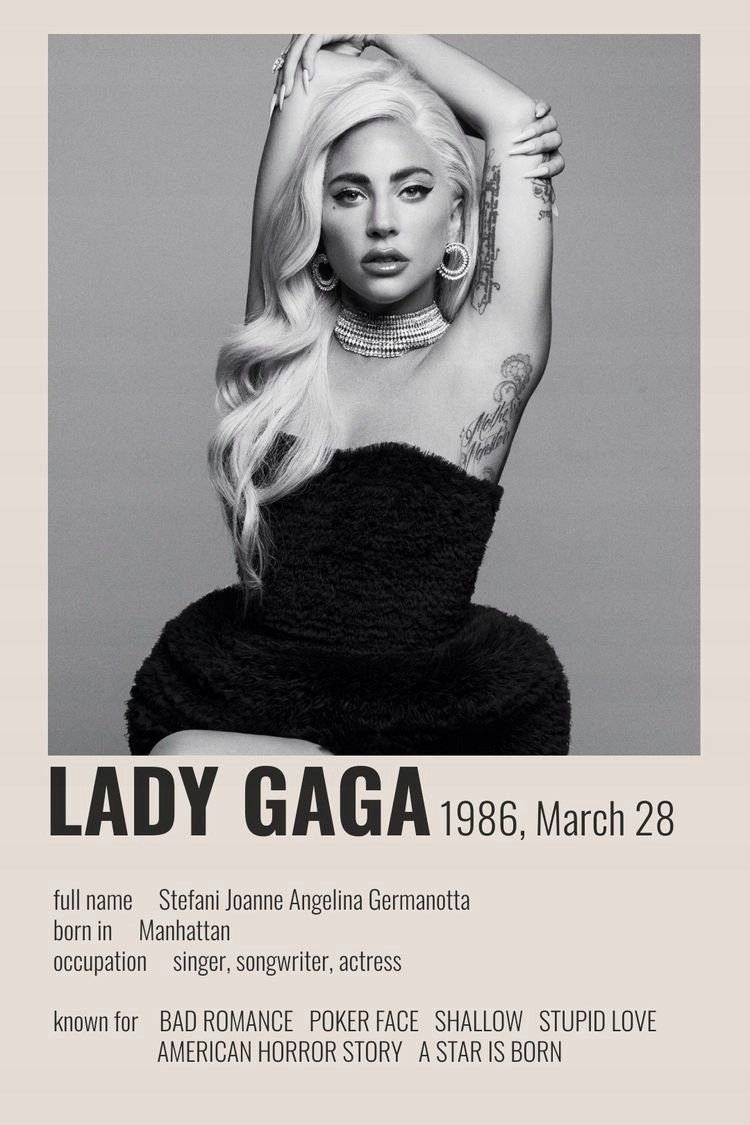 PODKŁADKA POD MYSZ Z Nadrukiem 22x18 cm Lady GAGA ART Vintage Tekst Prezent
