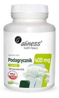 Suplementy diety - Aliness Podagrycznik Ekstrakt 10:1 400 mg Układ Pokarmowy Metabolizm (100 kaps) VEGE Aliness ALI-174 - miniaturka - grafika 1