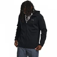 Kurtki męskie - Męska kurtka treningowa Under Armour Essential Swacket - czarna - miniaturka - grafika 1