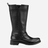 Kozaki damskie - Kozaki damskie skórzane Geox D166RF0KBTU-C9999 36 Czarne (8050036167606). Kozaki damskie - miniaturka - grafika 1