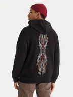 Bluzy męskie - DC Shoes Bluza Burnt Out EDYSF03253 Czarny Regular Fit - miniaturka - grafika 1