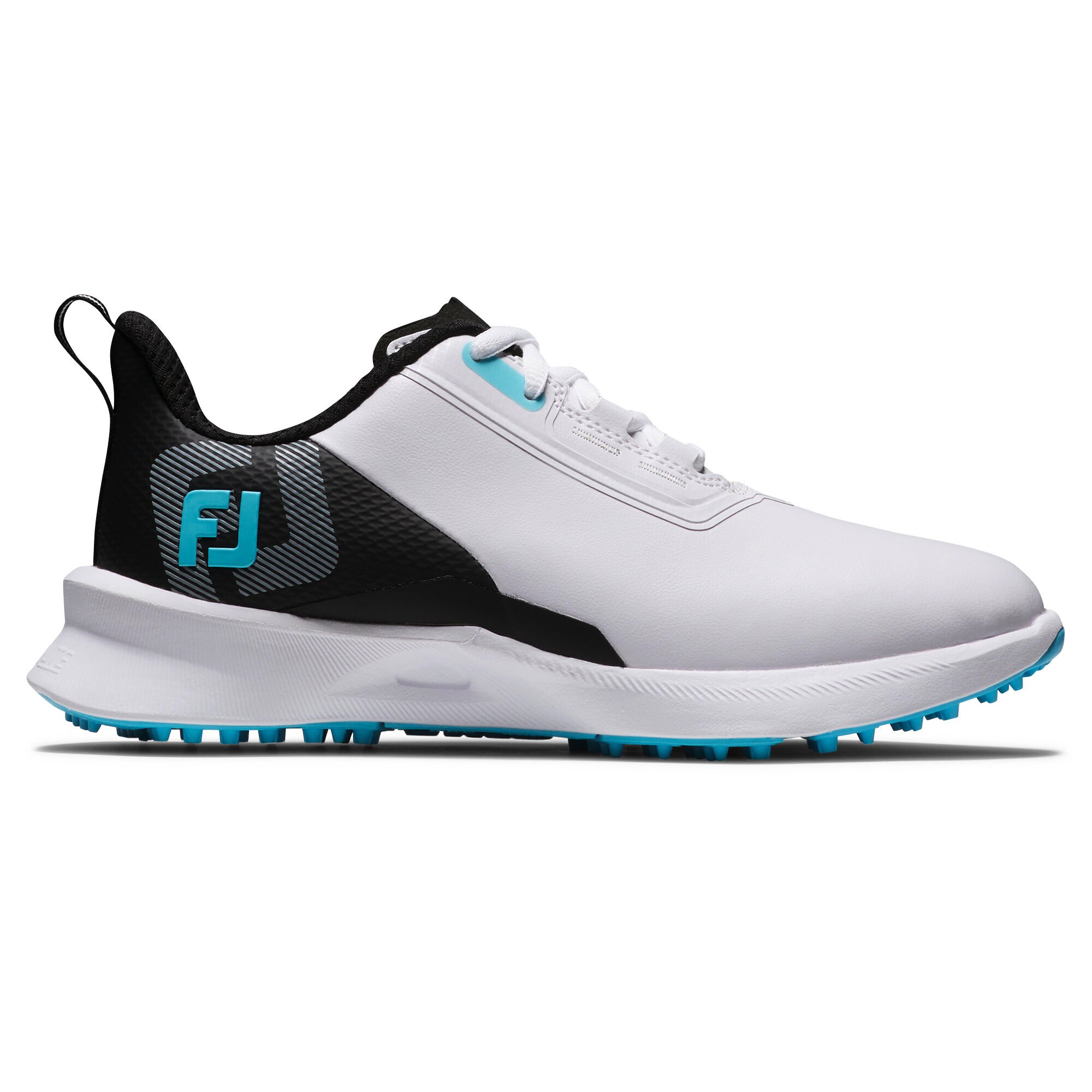 Dziecięce buty do golfa Footjoy Juniors White/Black/Blue EUR 36,5