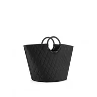 Torby i wózki na zakupy - Kosz loophome s frame, rhombus black kod: RVR7071 - miniaturka - grafika 1