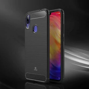 Crong Soft Armour Cover - Etui Xiaomi Redmi Note 7 (czarny) - Etui i futerały do telefonów - miniaturka - grafika 4