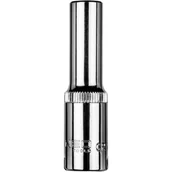 Narzędzia warsztatowe - Topex Grupa sp. z o.o. S.K. Nasadka sześciokątna 3/8cala długa, 21 mm 08-196 - miniaturka - grafika 1